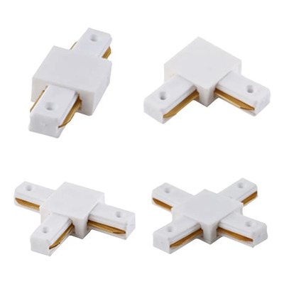 Conector En I L T X Para Lámparas De Riel Illux Tl-5100 Estructura Blanco | MercadoLibre