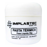 Pasta Térmica Implastec 50g Pote 0,4w/m.k Cor Branco