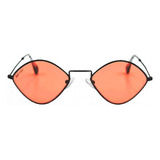 Anteojos De Sol Gafas Vulk Yalen Ovalado Colores Optica Color Del Armazón Negro Limited Edition Lente Naranja