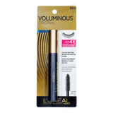 Máscara Impermeable L'oréal Paris Voluminous Building De 8,5 Ml, Color Negro Negro