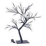 Árbol De Cereza Artificial Led Lámpara Usb Bonsai Luz De