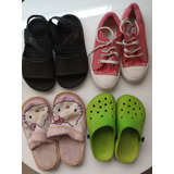 Lote Combo Zapatillas Y Sandalias Cheeky- Pantuflas Y Suecos