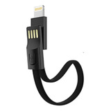 Cabo Usb Carregador Turbo Chaveiro Compatível iPhone iPad