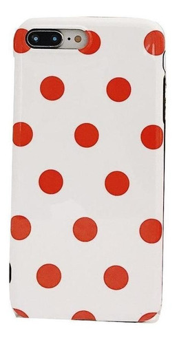 Funda Para iPhone Lunares Rojo Puntos Polka Mujer Hombre 3d