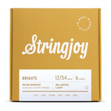 Cuerdas Guitarra Electroacústica Stringjoy Brights 12/54