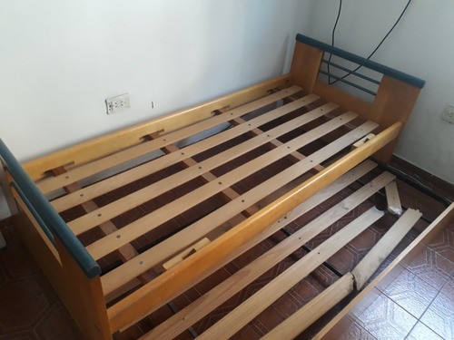 Cama Con Carrito Estilo Juvenil, Med 80x175 + 2 Colchones