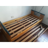 Cama Con Carrito Estilo Juvenil, Med 80x175 + 2 Colchones