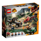 Lego 76950  Emboscada En Furgoneta Del Triceratops 210 Pieza