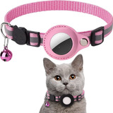 Coleira Capa Fixa P/ Air Tag Gps Gato Cachorro Pet Refletiva