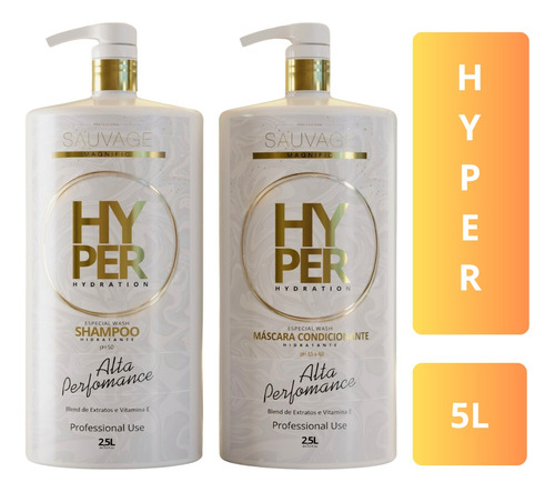 Kit Shampoo E Condicionador Hyper Hydration - Lavatório 2,5l