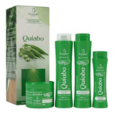 Atacado 4 Kits Profissional Quiabo Shampoo Condicionador