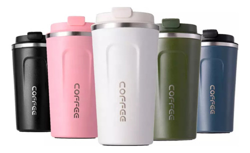 Copo Coffe Térmico Inox 350ml Personalizado Nome Logo Time 