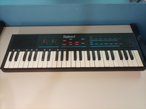 Teclado Rhythmic 2 Portable Keyboard 1986 Raro (leia)