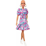 Barbie Fashionistas Muñeca #150 Con Aspecto Sin Pelo Y Ves.