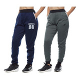 4 Calças Canelada Feminina Inverno Jogger Moletom Atacado