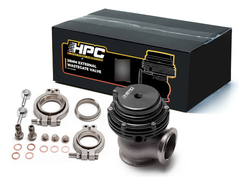 Valvula Wastegate Externa Negra 38mm Hpc