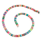 Tira Fimo Fimu Multicolor Separador Plano 6mm Bijou Collares