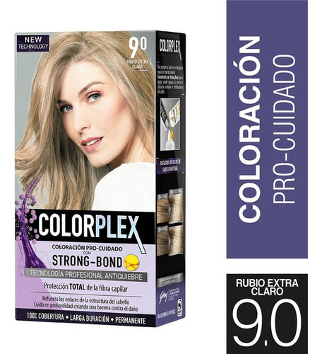 Colorplex Kit Tintura N° 9.0 Rubio Extra Claro