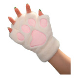 Guantes Animal Sin Dedos Para Celular Felpa Suave Peludo 