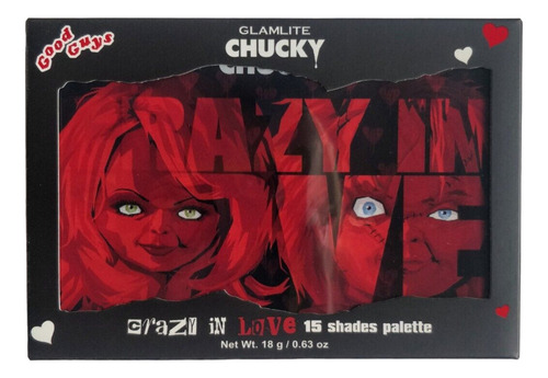 Glamlite X Chucky Paleta+ Kit Chucky+ Tiff Nuevos