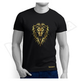 Camiseta Para Hombre World Of Warcraft Alliance Videojuegos