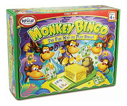 Popular Playthings Juego De Cartas Monkey Bingo