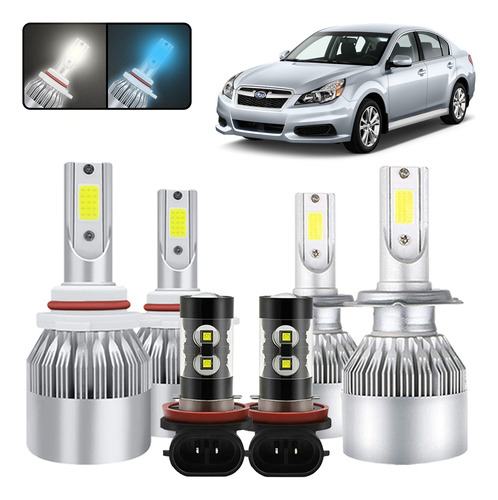 Kit De Focos Led 9005 H7 H11 Para Subaru Legacy 2009-2014