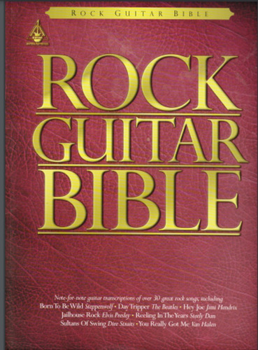 Rock Guitar Bible - 32 Partituras Y Tablaturas P/ Guitarra 