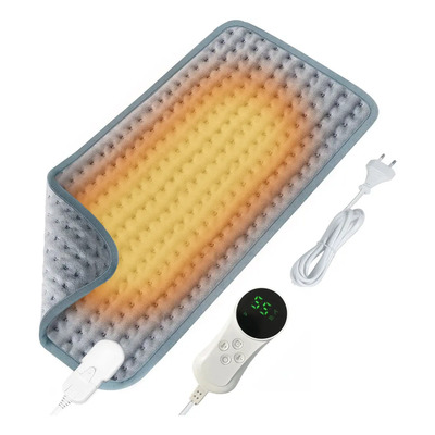 Compresa Caliente Terapéuticas Electrica, Almohadilla Térmica Para Cólicos Manta, 6 Niveles De Calor Y 4 Temporizadores, Alivia El Dolor Muscular En Rodillas, Espalda, Hombros Y Piernas, Franela Extra | Envío gratis