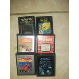 6 Cartuchos De Atari 2600 (de Uso) 