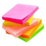 Set 4 Notas Adhesivos Marcadores Post It Neon Papel