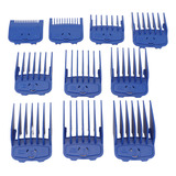 Cortadora De Pelo Combs Guides, 10 Unidades, Color Azul, Pro
