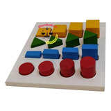 Juego Didáctico Montessori Niveles Figuras Geométricas Niños