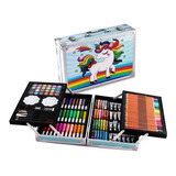 Kit De Lápices De Dibujo Marcadores Plumones Punta 145 Pcs