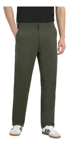 Pantalón Hombre Casual Chino Straight Fit Verde Dockers