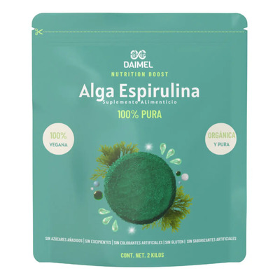 Alga Espirulina Pura En Polvo 2kg Superfood Orgánica | MercadoLibre