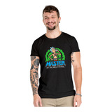 Polera Rick And Morty Master Series Algodón Orgánico Wiwi