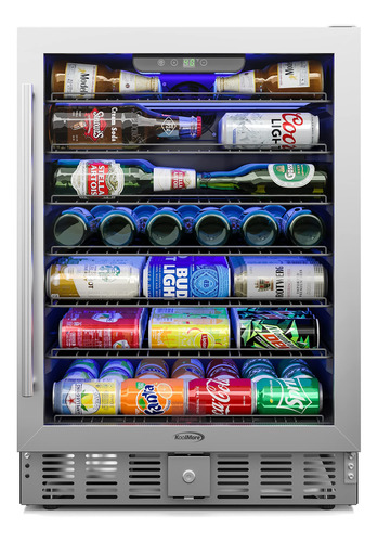 Koolmore Refrigerador Pequeno De Puerta De Vidrio Integrado 