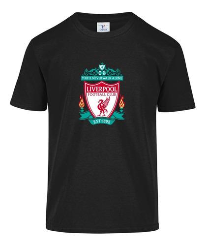 Playera Liverpool Logo Para Niño Y Juvenil