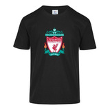 Playera Liverpool Logo Para Niño Y Juvenil