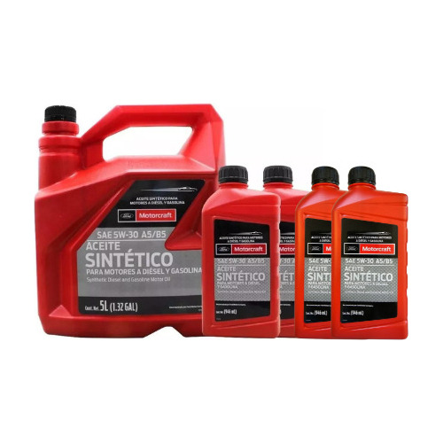 Aceite Sintético 5w30 Motorcraft Diesel Y Gasolina 9 Litros