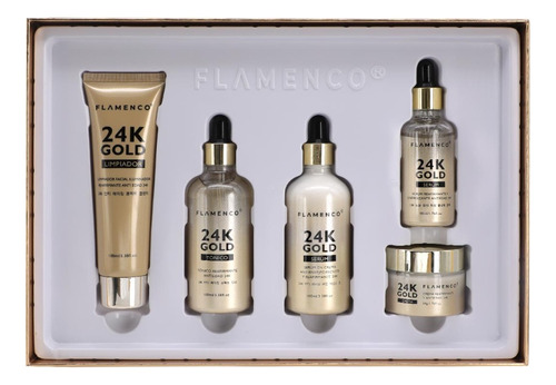 Kit Skincare 24k Gold Flamenco