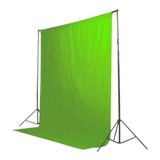 Tecido 3x6 Verde Estudio Fundo Infinito Chroma Key Youtubers