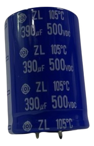 Capacitor Electrolítico Blindado 390mf X 500v (35x50mm) 105º