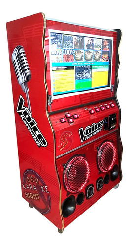 Maquina De Musica Jukebox E Karaoke Com Noteiro Moedeiro 32p