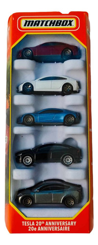 Matchbox 5-pack: Tesla 20th Anniversary