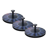 Fuente De Agua Solar Con Bomba Para Riego - Pack X3