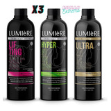 Alisado Plastificado + Keratina + Botox Lifting 3 Lt Lumiere