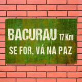 Placa Bacurau Em Madeira Mdf Quadros Decorativos