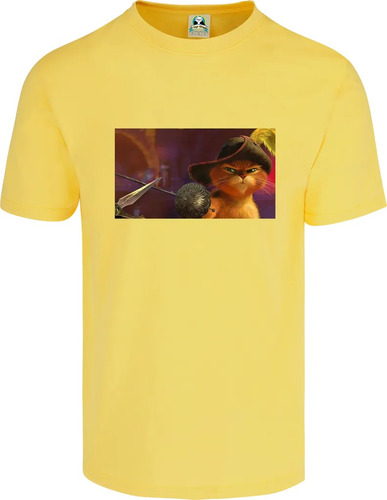 Playera Gato Con Botas Shrek Mod. 0003 12 Colores